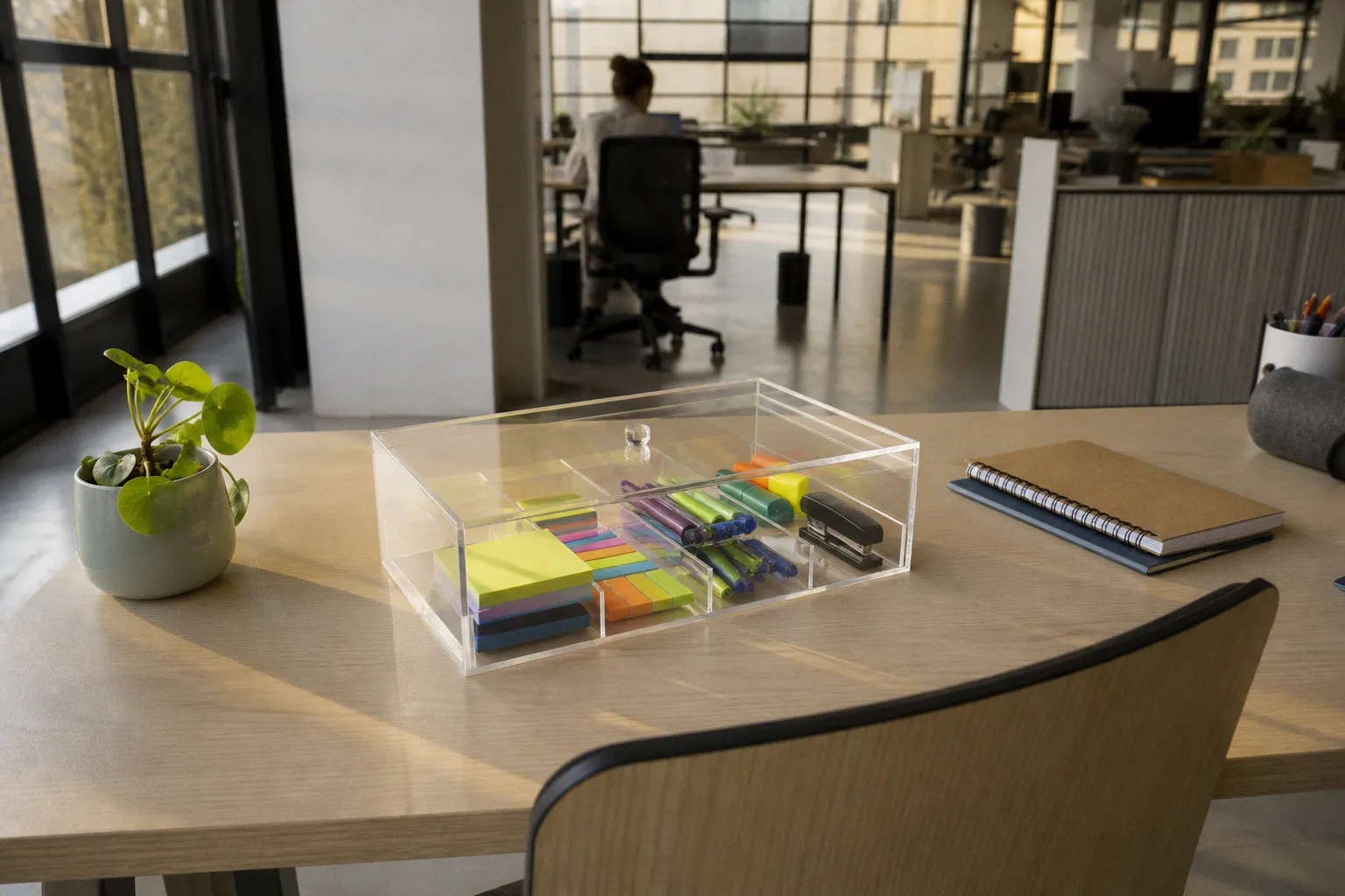 Boîte de rangement en plexiglas : choisir le format pour son bureau