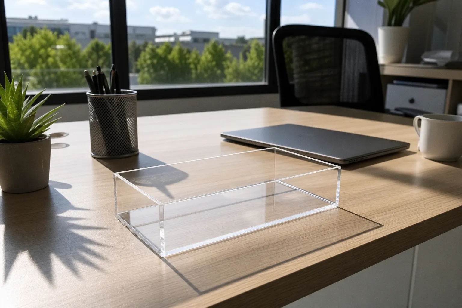 Boîte en plexiglas de bureau : le verdict selon vos besoins