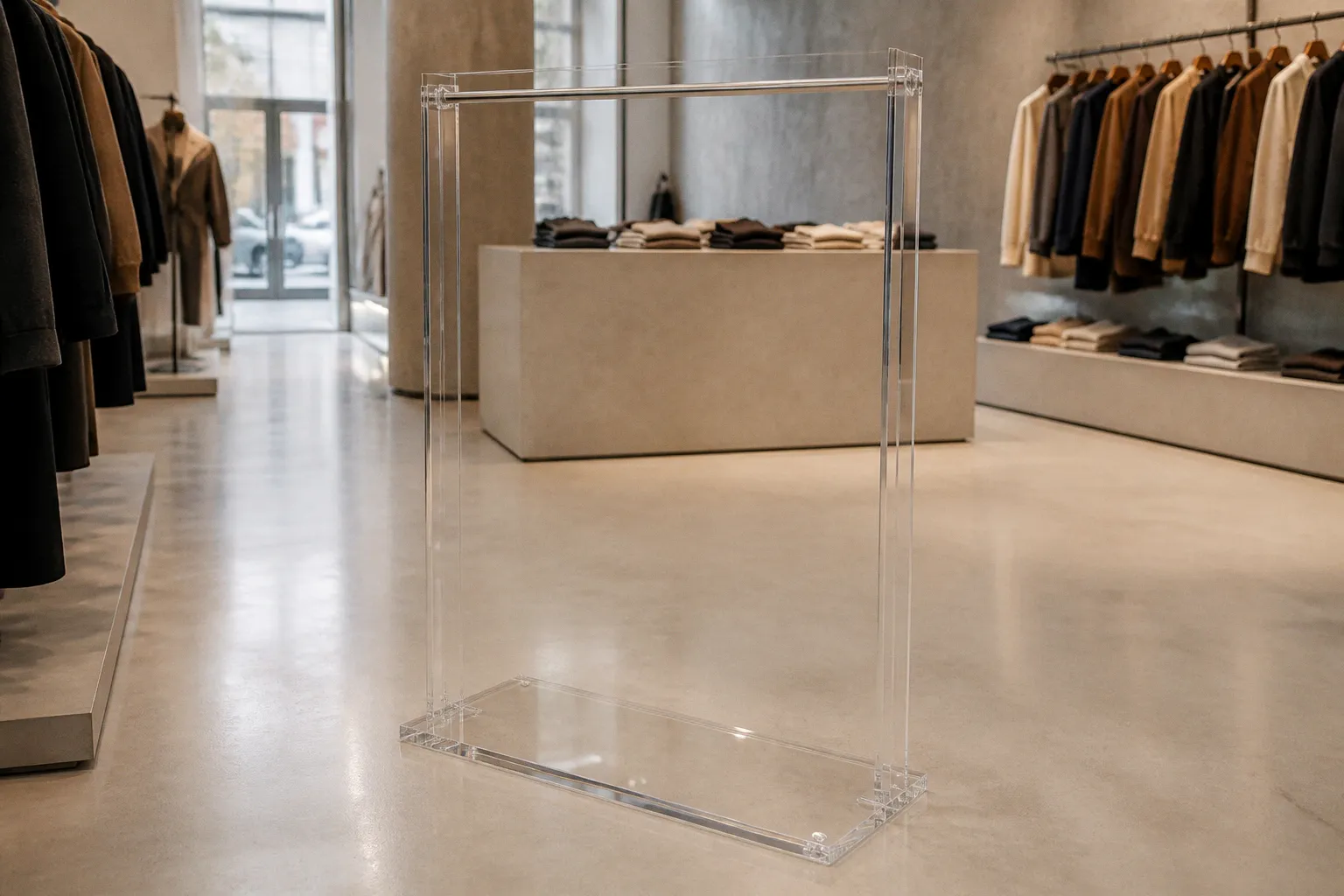 Boutique de vêtements : l'agencement en plexi est-il rentable ?