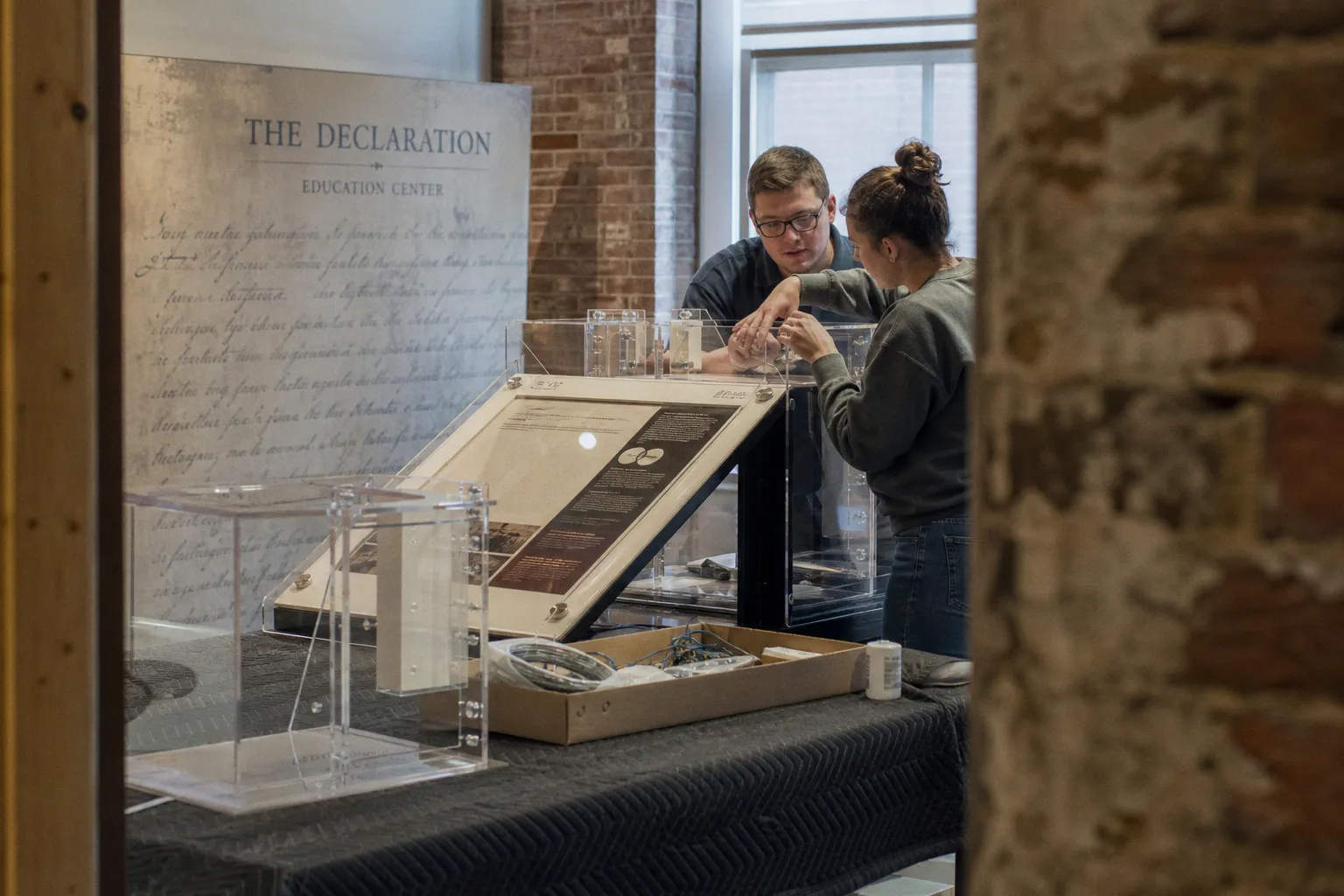 Ingénierie muséale : comment Purdue a conçu un dispositif interactif durable pour la Déclaration