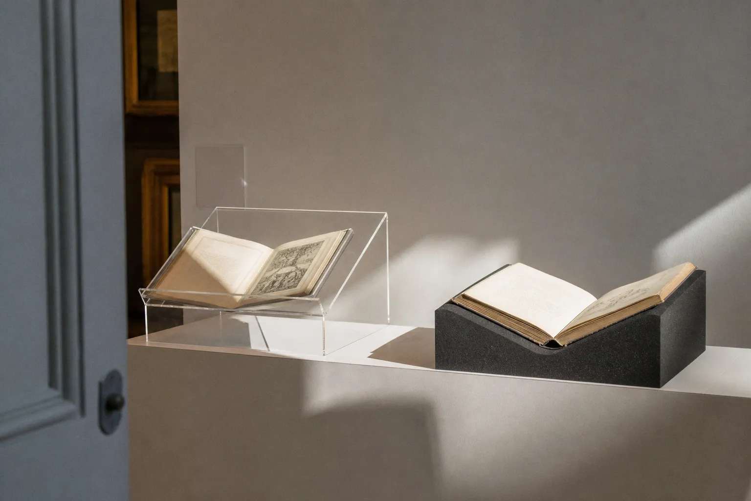Lutrin en plexiglas ou support en mousse : le choix pour vos livres