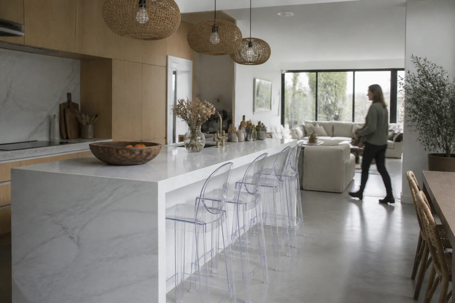 Mobilier en plexiglas : pourquoi les designers d'intérieur sont divisés sur la transparence