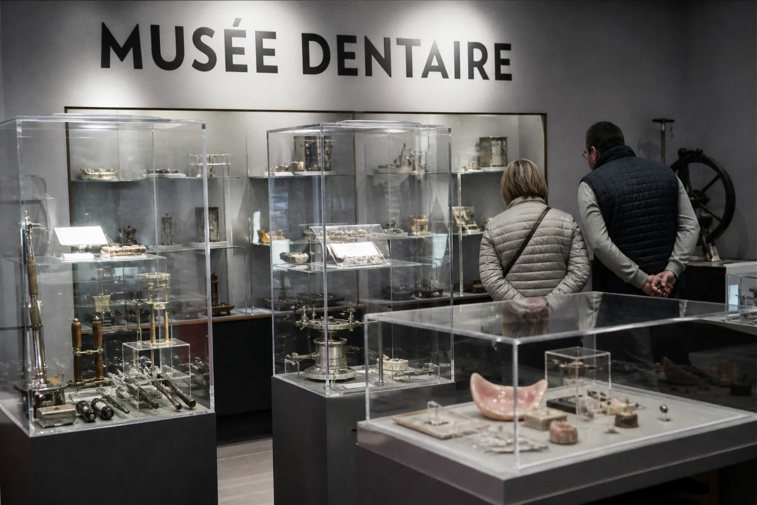 Muséographie dentaire : l'art de sublimer les petits objets sous Plexiglas