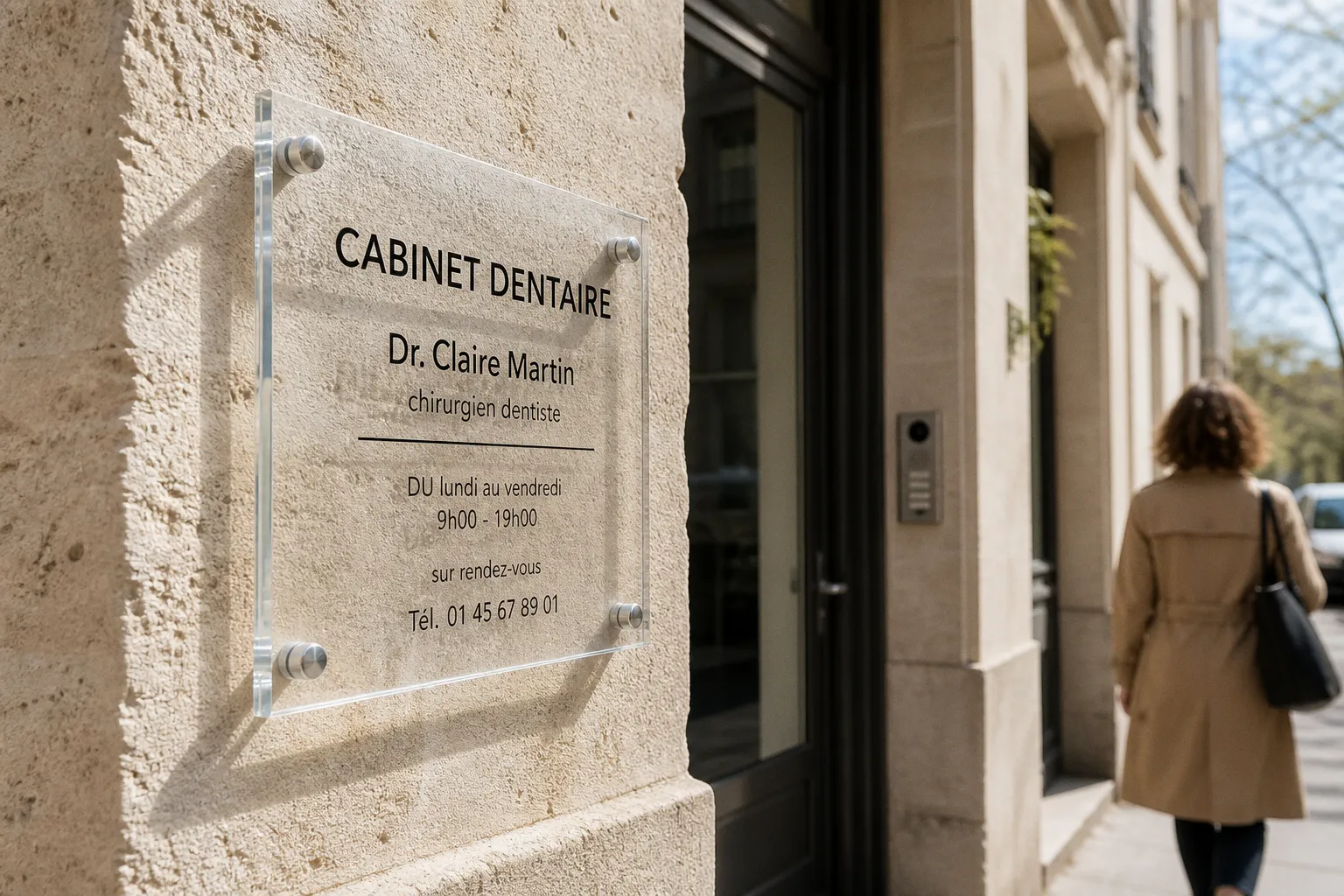 Plaque professionnelle plexiglas : quel type pour quel métier ?