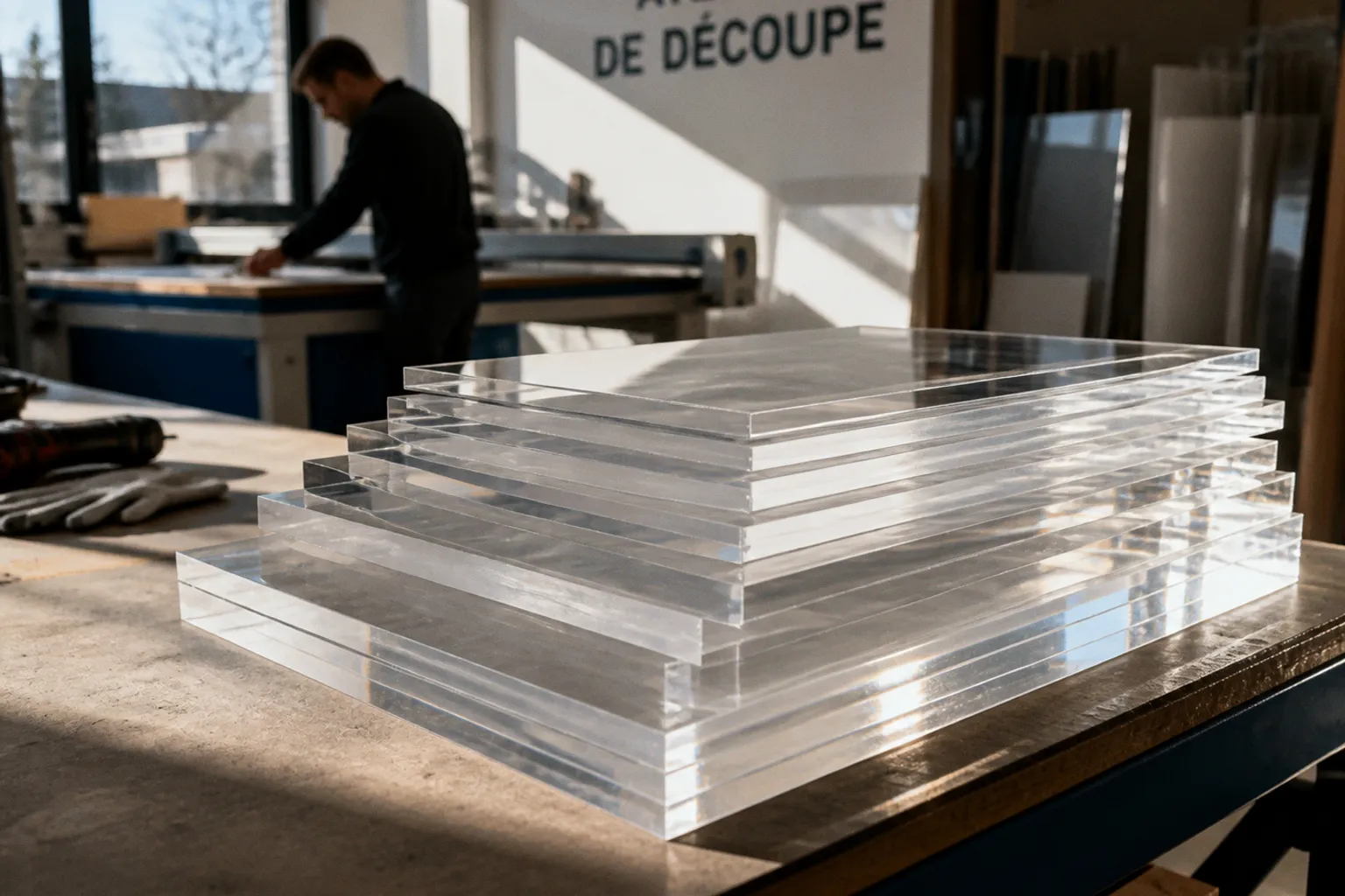 Plexiglas à la coupe : les meilleures options selon vos projets