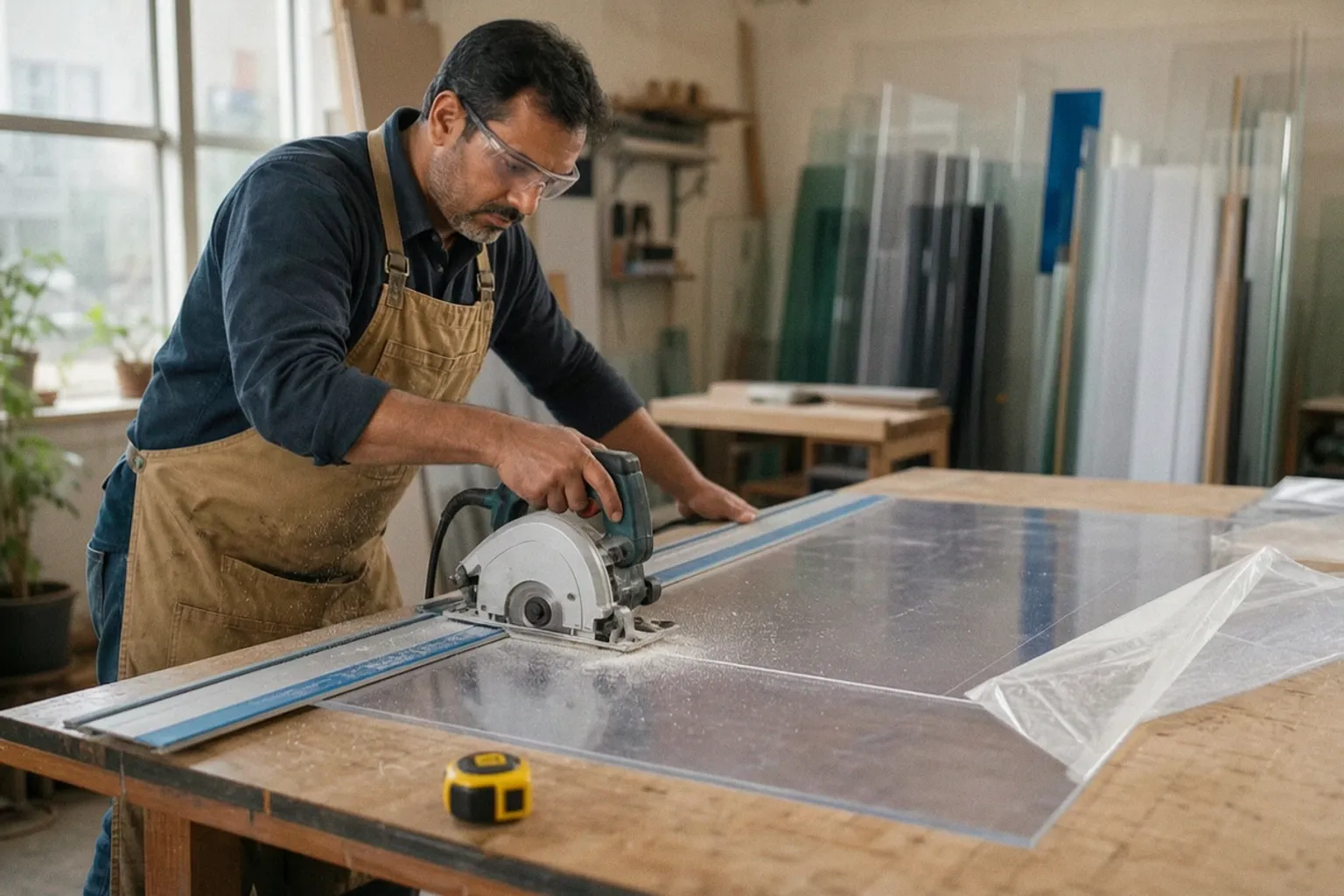 Plexiglas sur mesure : choisir entre PMMA coulé et extrudé pour vos projets