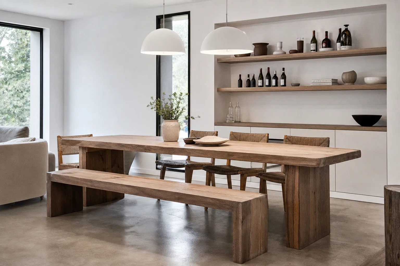 Pourquoi le banc de salle à manger supplante les chaises traditionnelles