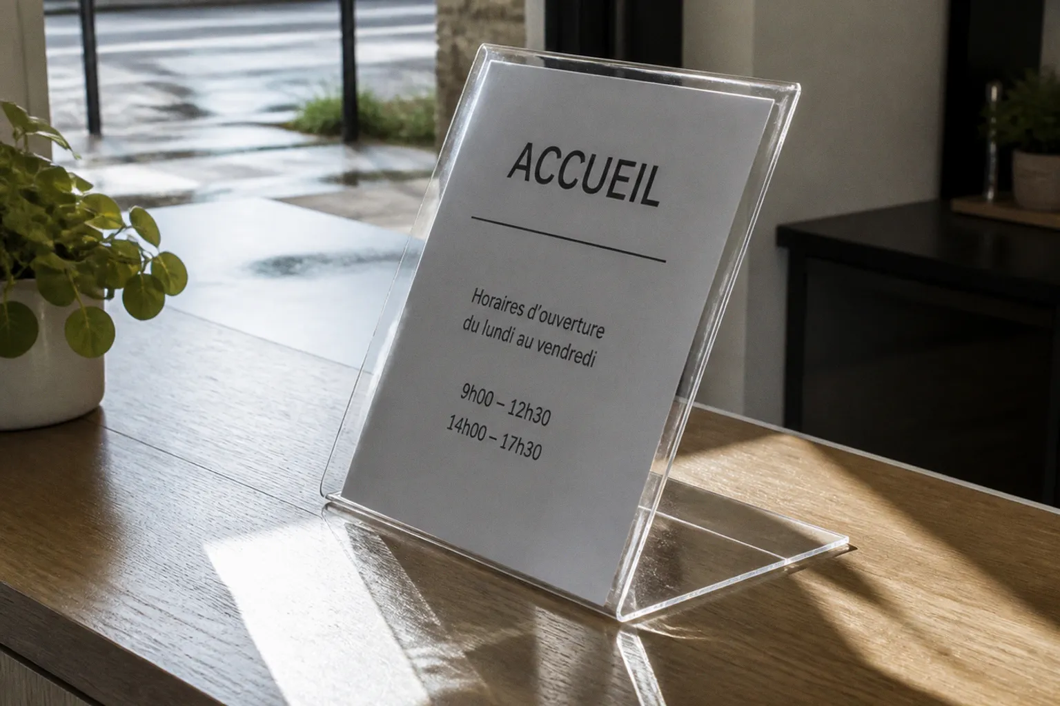 Présentoir plexiglas : modèle mural ou de comptoir ?