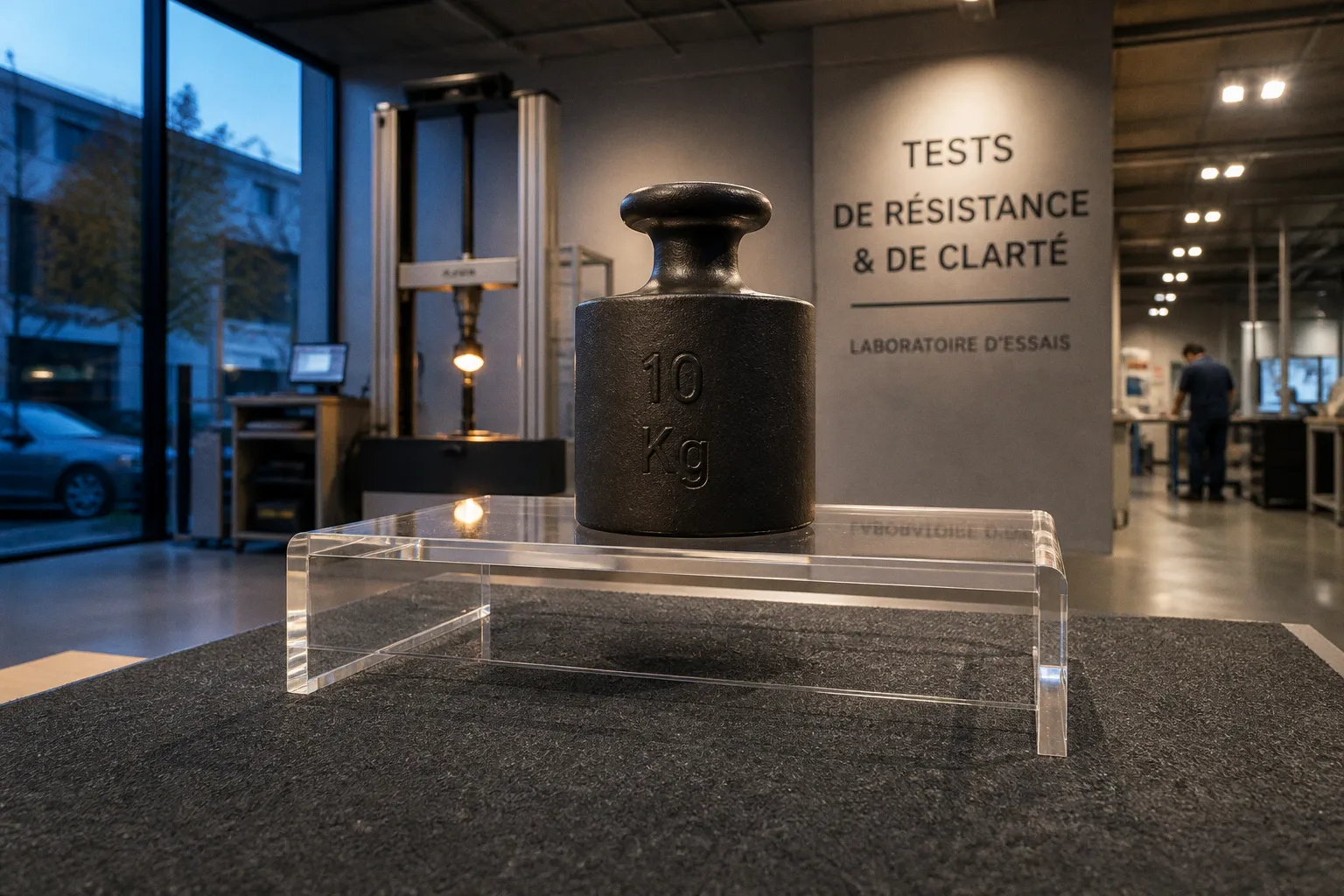 Présentoirs plexiglas : nos tests de résistance et de clarté