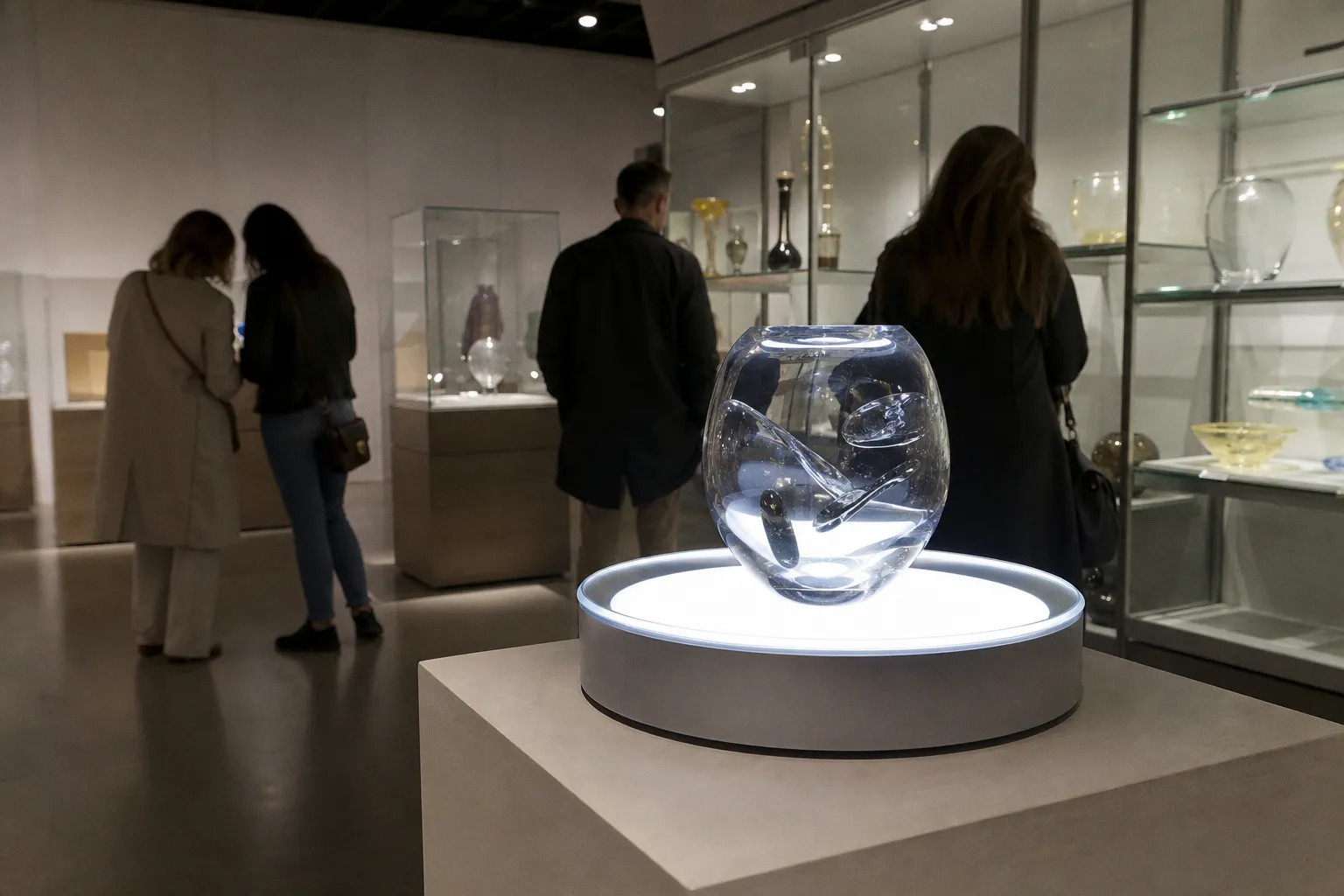 Sublimer vos objets en verre avec un socle rotatif lumineux à LED